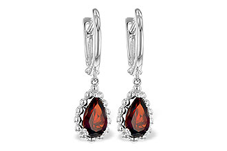 H198-40625: EARR 1.82 GARNET TW