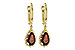 H198-40625: EARR 1.82 GARNET TW