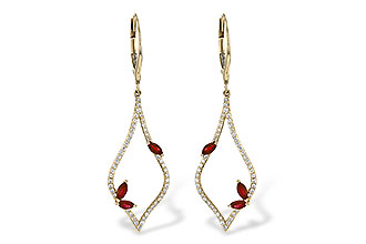H199-27871: EARR .60 RUBY .95 TGW