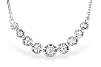 H199-32389: NECKLACE .25 TW (18")