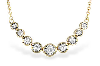H199-32389: NECKLACE .25 TW (18")