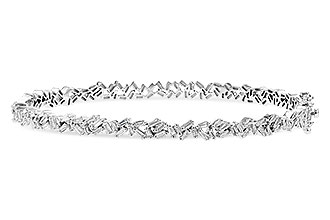 H282-01507: BANGLE .84 TW BAGUETTE DIAS