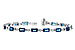 H282-02407: BRACELET 7.90 LONDON BLUE TOPAZ 8.13 TGW