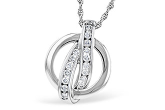 H282-03307: NECKLACE .25 TW