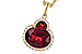 H282-07898: NECK 3.02 TW GARNET 3.16 TGW