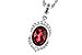 H282-91471: NECK 2.10 GARNET 2.24 TGW