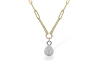 H282-91543: NECKLACE 1.26 TW (17 INCHES)