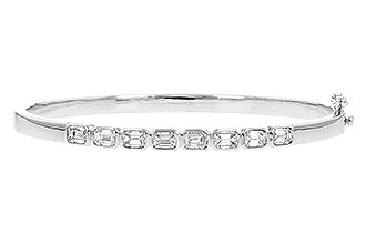 H282-94234: BANGLE 2.00 TW EMERALD CUTS