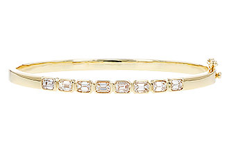 H282-94234: BANGLE 2.00 TW EMERALD CUTS
