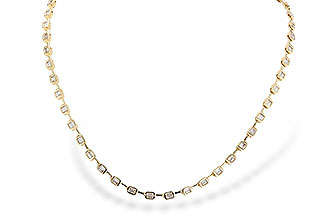 H282-96043: NECKLACE 2.05 TW BAGUETTES (17 INCHES)