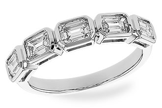 H282-96089: LDS DIA WED RG 1.20 TW EMERALD CUTS