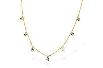 H282-98771: NECKLACE .32 TW (18")