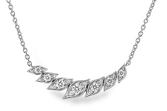 H283-82398: NECKLACE .36 TW