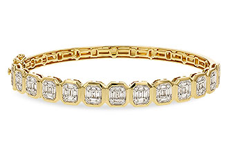 H283-82434: BANGLE .81 TW BAGUETTE 1.00 TW