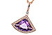 H283-84198: NECKLACE 2.80 AMETHYST 2.97 TGW