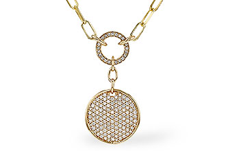 H283-84207: NECKLACE .92 TW (17")