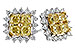 H283-86043: EARR 1.04 FANCY YELLOW DIAMONDS 1.44 TW
