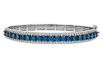 H283-86971: BANGLE 4.05 BLUE DIAS 5.50 TW