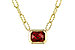 H283-87889: NECKLACE 1.45 GARNET (18")