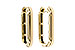 H283-87907: GOLD EARRINGS (18MM)