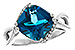 H283-88780: LDS RG 4.42 LONDON BLUE TOPAZ 4.50 TGW (10MM LBT)