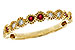 H283-88798: LDS WED RG .16 TW RUBY .25 TGW