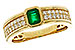 H283-88807: LDS RG .42 EMERALD .75 TGW (5x4MM EM)