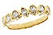 H283-88816: LDS DIA WED RG .62 TW FANCY CUT DIAS