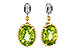 H283-89707: EARR 1.36 TW PERIDOT 1.42 TGW (7x5MM OV)