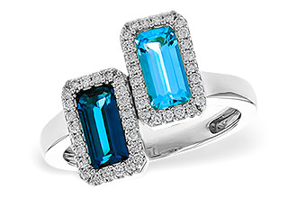 H283-90562: LDS RG 1.68 TW BLUE TOPAZ 1.90 TGW