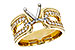 H283-90607: LDS SEMI DIA RG .50 TW