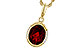 H284-74234: NECKLACE 2.02 TW GARNET 2.05 TGW (9x7 GAR)