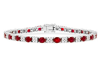 K009-28789: BRACELET 7.10 RUBY 7.92 TGW