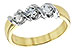 K102-06925: LDS WED RING .20 BR .50 TW