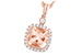 K195-66052: NECK 1.09 MORGANITE 1.26 TGW (7MM MORG)