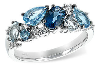 K198-36998: LDS RG 2.05 BLUE TOPAZ 2.16 TGW