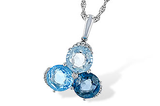 K198-37907: NECK 4.01 BLUE TOPAZ 4.06 TGW