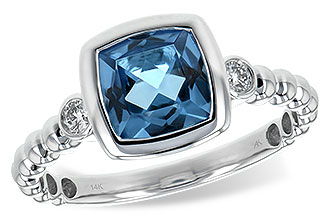 K198-38789: LDS RG 1.57 BLUE TOPAZ 1.65 TGW