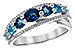 K199-27898: LDS RG 1.06 BLUE TOPAZ 1.25 TGW