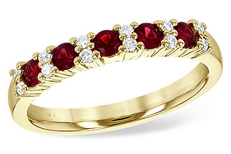 K199-28816: LDS WED RG .44 RUBY .58 TGW