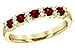 K199-28816: LDS WED RG .44 RUBY .58 TGW