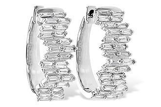 K199-32443: EARR .70 TW BAGUETTE DIAS