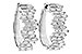 K199-32443: EARR .70 TW BAGUETTE DIAS