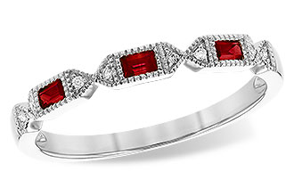 K282-03352: LDS WED RG .12 RUBY .14 TGW