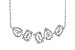 K282-04207: NECK .15 TW BAGUETTES .55 TW (18")