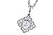 K282-04252: NECKLACE .15 BR .25 TW