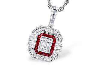 K282-91471: NECK .29 TW RUBY .48 TGW