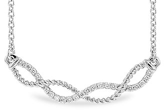 K282-92416: NECKLACE .12 TW (18")