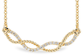 K282-92416: NECKLACE .12 TW (18")
