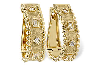 K282-97871: EARRINGS .09 BAG .18 TW